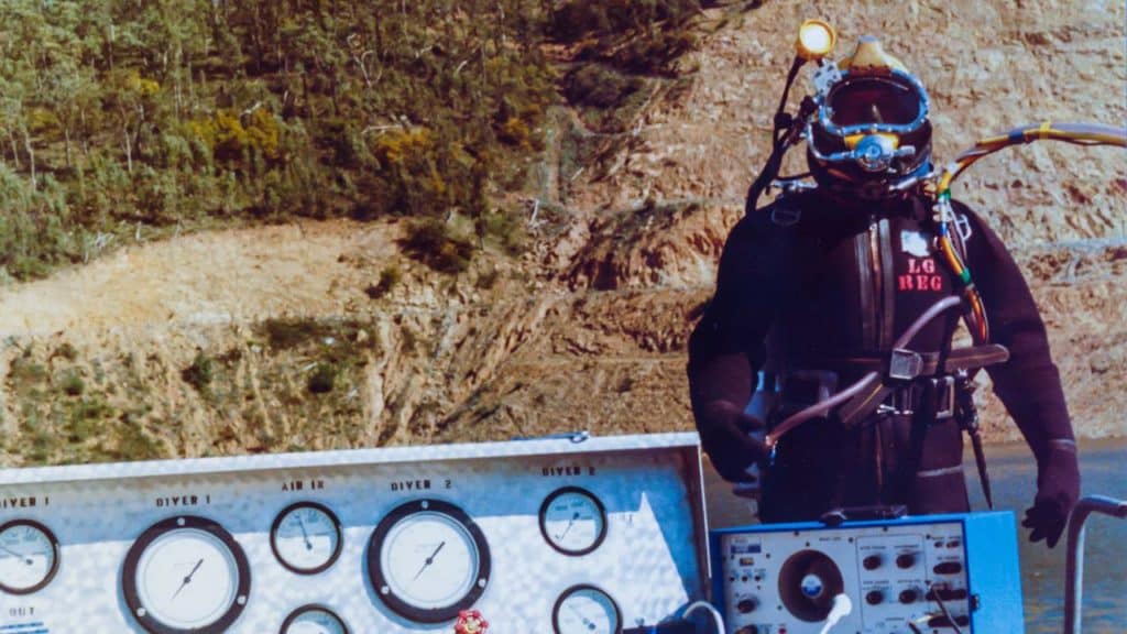 Keith Johnson Dam Diving