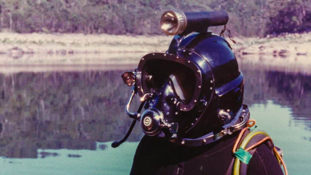 Neil Johnson Diver Helmet