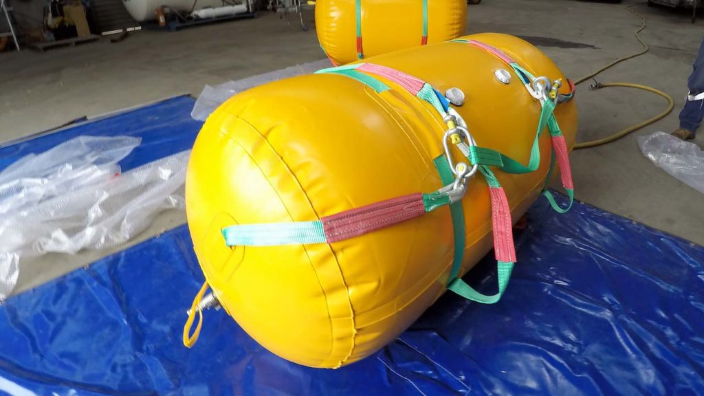 Underwater Air Lift Bag 1ton 1000kg Straps