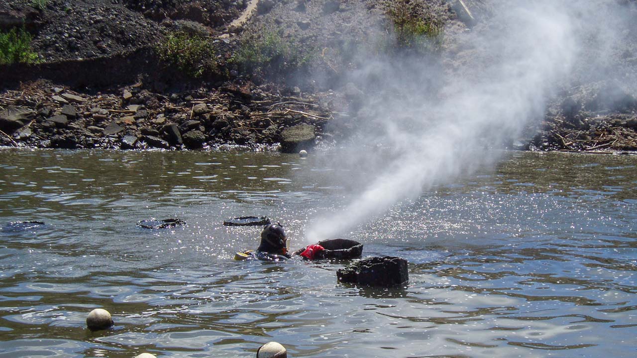 Underwater Pressure Blasting Commercial Diving Services Australia