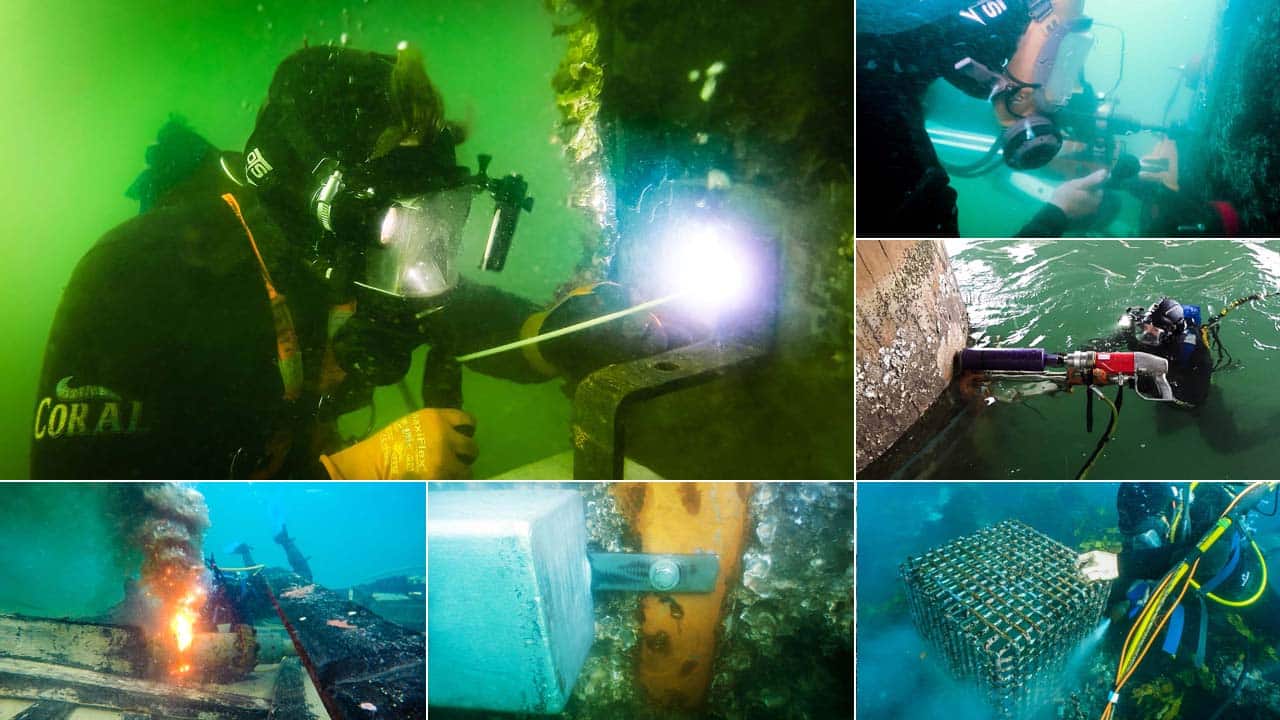 Underwater Maintenance and Construction Commercial Diving Services